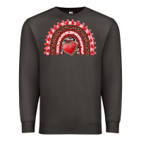 Smoke valentines day rainbow with heart Premium Sweatshirt - RanaPortraitStore