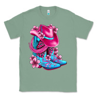 Sage valentine cowboy boots and hat olivia Classic Tee - OliviaCreatesArt