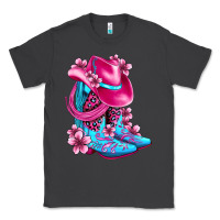 Smoke valentine cowboy boots and hat olivia Classic Tee - OliviaCreatesArt