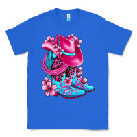 True Royal valentine cowboy boots and hat olivia Classic Tee - OliviaCreatesArt