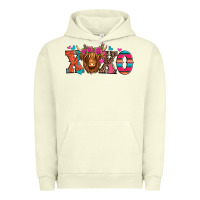Pigment Pistachio xoxo valentine's day highland cow Urban Hoodie - Jasminsmagicworld