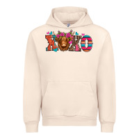 Sandshell xoxo valentine's day highland cow Urban Hoodie - Jasminsmagicworld