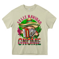 Mossy Feliz Navidad gnome Mexico Heavy Core Tee - HowdyJamesFarm