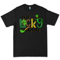 Black One lucky mom St. Patrick's Premium Tee - OliviaCreatesArt