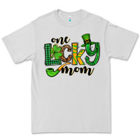 Dove Grey One lucky mom St. Patrick's Premium Tee - OliviaCreatesArt