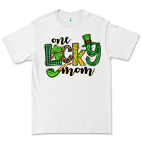 White One lucky mom St. Patrick's Premium Tee - OliviaCreatesArt