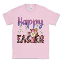 Bubblegum Pink happy easter cross Classic Tee - Artiststas