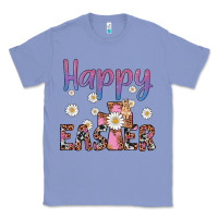 Colony Blue happy easter cross Classic Tee - Artiststas
