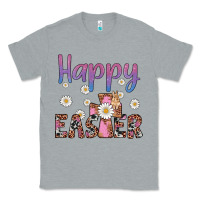 Heather Grey happy easter cross Classic Tee - Artiststas