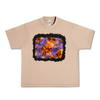 Burro halloween pumpkin and leopard background Urban Heavy Tee - BundleAndBundleShop