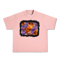 Salmon halloween pumpkin and leopard background Urban Heavy Tee - BundleAndBundleShop