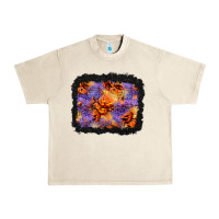 Sandshell halloween pumpkin and leopard background Urban Heavy Tee - BundleAndBundleShop