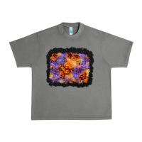 Tornado halloween pumpkin and leopard background Urban Heavy Tee - BundleAndBundleShop