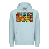 Blue Mist bulldozer sippy Premium Hoodie - Artiststas