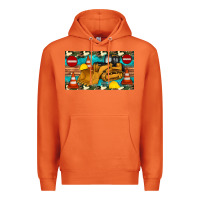 Carrot bulldozer sippy Premium Hoodie - Artiststas