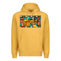 Mustard bulldozer sippy Premium Hoodie - Artiststas