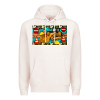 Pale Pink bulldozer sippy Premium Hoodie - Artiststas