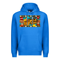 True Royal bulldozer sippy Premium Hoodie - Artiststas
