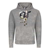 Cloud Rock Holstein Bull Vintage Hoodie - LillyAllenDesigns