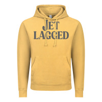 Vintage Mustard jet lagged cute world traveler & funny vacation pullover hoodie Vintage Hoodie - linhVisuals