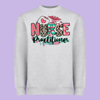 Nurse Practitioner Heavyweight Sweatshirt Designed By Ranaportraitstore