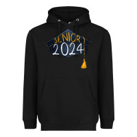 Black senior 2024 graduation Heavyweight Hoodie - RanaPortraitStore