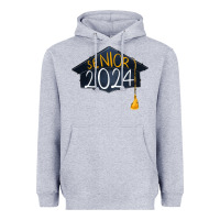 Heather Grey senior 2024 graduation Heavyweight Hoodie - RanaPortraitStore