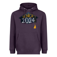Plum senior 2024 graduation Heavyweight Hoodie - RanaPortraitStore