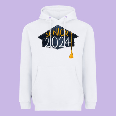 Senior 2024 Graduation Heavyweight Hoodie Designed By Ranaportraitstore