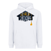 White senior 2024 graduation Heavyweight Hoodie - RanaPortraitStore