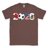 Chestnut North America 2026 Football  Canada USA Mexico Soccer Classic Tee - maiPhamDesign