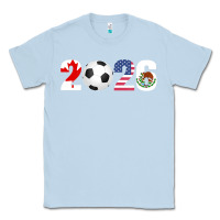 Dusty Blue North America 2026 Football  Canada USA Mexico Soccer Classic Tee - maiPhamDesign