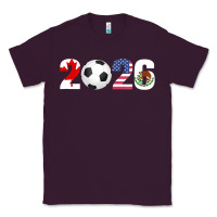 Plum North America 2026 Football  Canada USA Mexico Soccer Classic Tee - maiPhamDesign