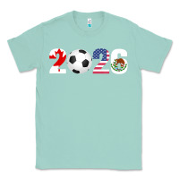 Seafoam North America 2026 Football  Canada USA Mexico Soccer Classic Tee - maiPhamDesign