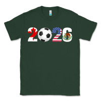 Sports Green North America 2026 Football  Canada USA Mexico Soccer Classic Tee - maiPhamDesign