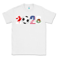 White North America 2026 Football  Canada USA Mexico Soccer Classic Tee - maiPhamDesign