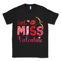 Black little miss valentine Classic Tee - OliviaCreatesArt