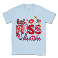 Dusty Blue little miss valentine Classic Tee - OliviaCreatesArt
