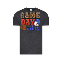 Vintage Black game day vibes Vintage Tee - BundleAndBundleShop