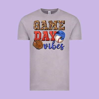 Game Day Vibes Vintage Tee Designed By Bundleandbundleshop