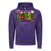 Cloud Purple Nurse Juneenth Vintage Hoodie - CowhideDigitalArt