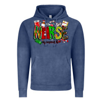 Vintage Denim Nurse Juneenth Vintage Hoodie - CowhideDigitalArt
