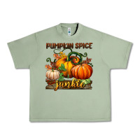 Oil Green pumpkin spice junkie Urban Heavy Tee - BundleAndBundleShop