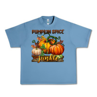 Pebble Blue pumpkin spice junkie Urban Heavy Tee - BundleAndBundleShop