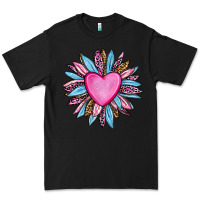 Black valentine's day sunflower olivia Premium Tee - OliviaCreatesArt