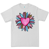 Dove Grey valentine's day sunflower olivia Premium Tee - OliviaCreatesArt
