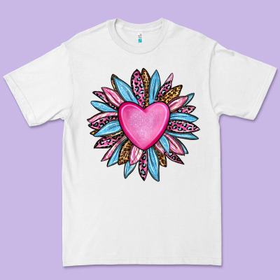 Valentine's Day Sunflower Olivia Premium Tee Designed By Oliviacreatesart