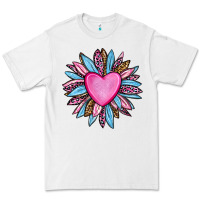 White valentine's day sunflower olivia Premium Tee - OliviaCreatesArt