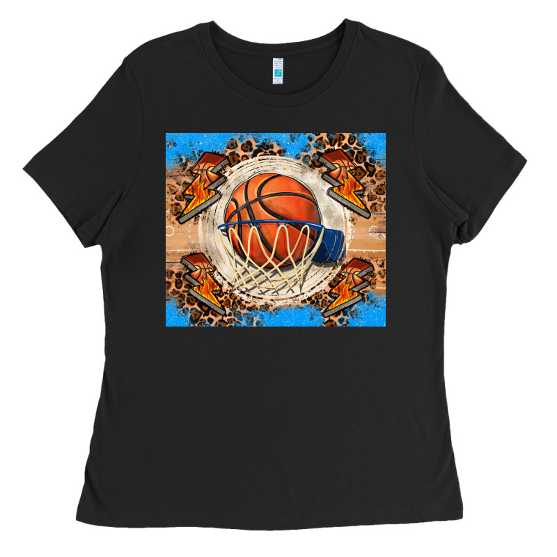 Basketball Ladies Tee by FaDigitalArtStudio | Teevron