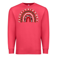 Cardinal valentines day rainbow Premium Sweatshirt - RanaPortraitStore